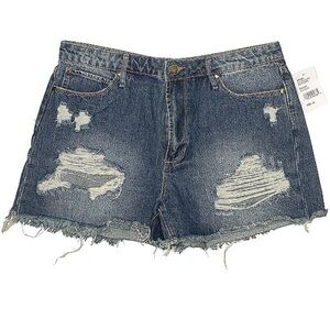 NWT Articles of Society Meredith Distressed Jean Shorts